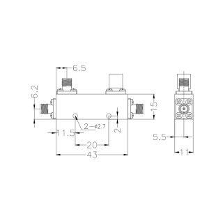 HS-10dB 50W Directional Coupler with SMAF (2-8G)_Web1